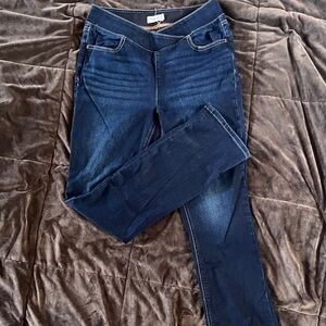 Maurices Deep Indigo Skinny Jeans